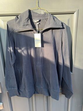 Pact Navy Full-Zip Fleece Jacket